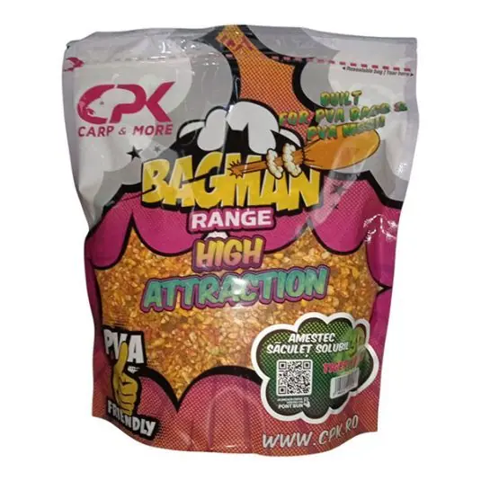 Amestec saculet solubil CPK Bagman High Attraction 3D, Tiger Nuts, 800g Popular