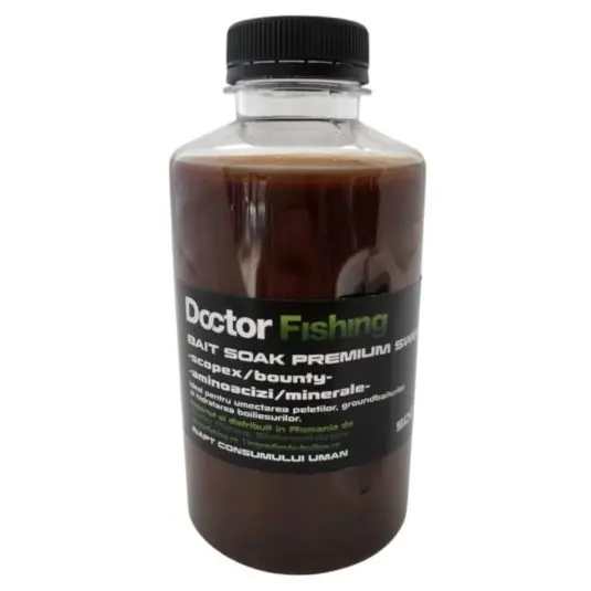 Aditiv lichid Doctor Fishing Bait Soak Premium Sweet 500ml Plată securizată