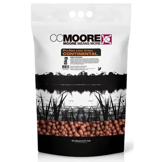 Ofertă specială Boilies CC Moore Continental Pro-Stim Liver 21mm/5kg