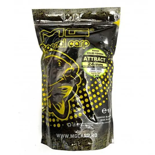 Livrare gratuită Boilies Mg Special Carp Semisolubil Attract 24mm, 1kg