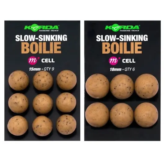 Transport gratuit Boilies Korda Slow Sinking Boilie Cell, 18mm