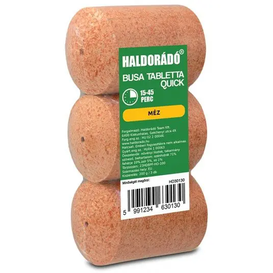 Tablete fitoplancton Haldorado Busa Quick 200g, Miere Popular
