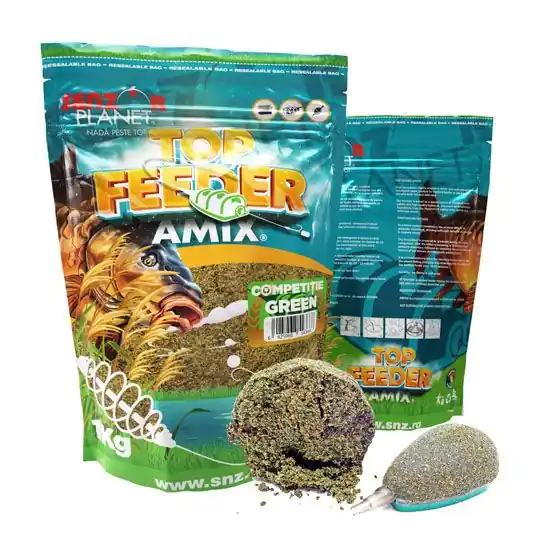 Nada Senzor Top Feeder Amix Competitie Green, 1kg Ofertă limitată
