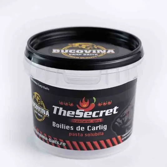 Super ofertă Pasta solubila Bucovina Baits The Secret, Frankfurter Spicy