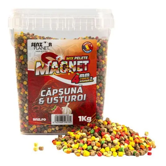 Reducere Pelete Senzor Magnet Mix Capsuna Usturoi, 4mm, 1kg