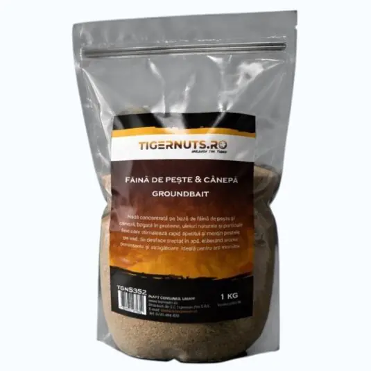 Ofertă de sezon Nada Tigernuts Faina de Peste & Canepa Groundbait 1kg