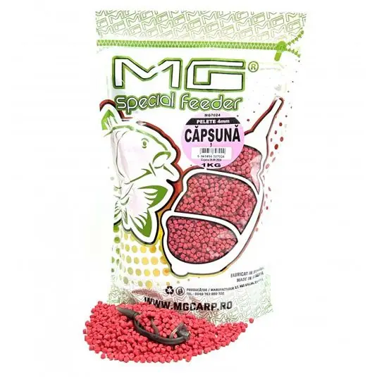 Pelete MG Special Carp 4mm 1kg - Capsuna Noutate