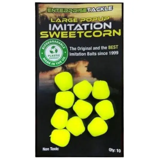 Porumb artificial Enterprise Tackle Pop-Up Large Sweetcorn Fluoro - Yellow Ofertă exclusivă