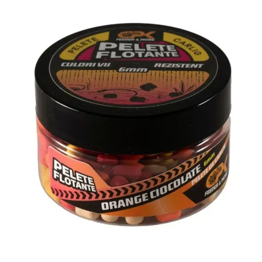 Preț promoțional Pelete CPK pentru carlig Feeder Flotante Ciocolata&Portocala 6mm
