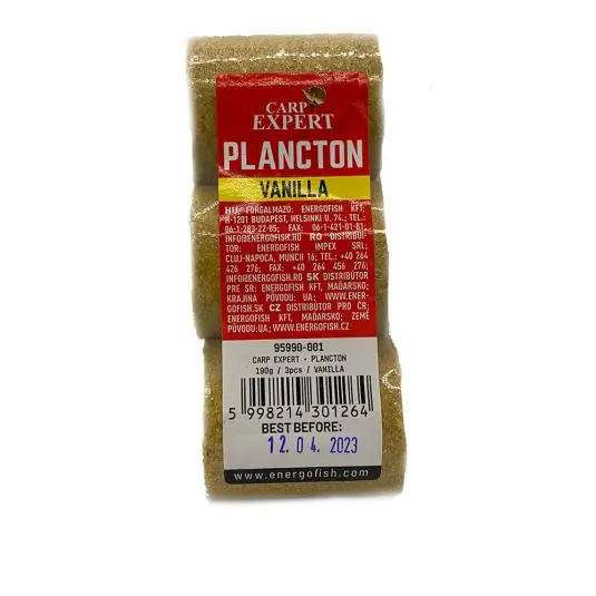 Cumpără online Tablete fitoplancton Carp Expert Plancton 190g, Vanilie