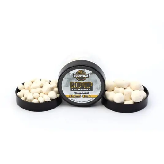 Calitate înaltă Boilies Bucovina Baits Pop-Up Garlic 14mm