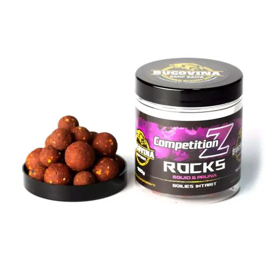 Premium Boilies Bucovina Baits Intarit Competition Z Rocks 16-20mm 150g