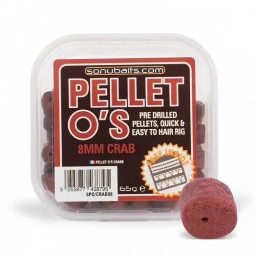 Livrare expres Pelete Sonubaits Pellet O'S Crab 8mm, 65g