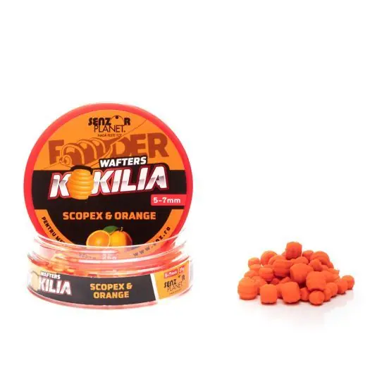 Lichidare de stoc Wafters Senzor Kokilia Scopex Orange, 5-7mm, 25g