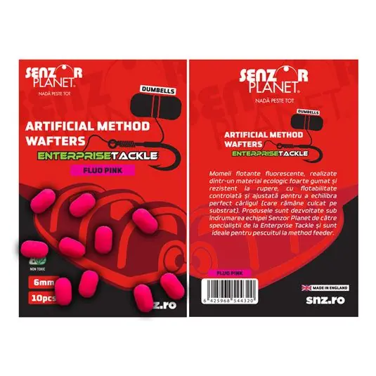 Bestseller Dumbells Senzor Artificial Method Wafter Enterprise Tackle Fluo Pink 6mm