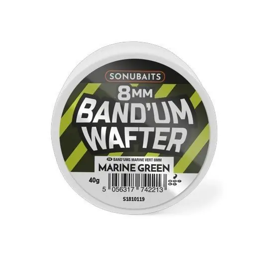 Transport gratuit Wafters Sonubaits Band'um Wafter Marine Green 8mm, 40g