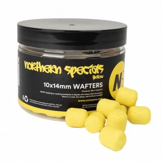Super ofertă Wafters CC Moore Northern Specials Dumbells NS1 Yellow 10x14mm