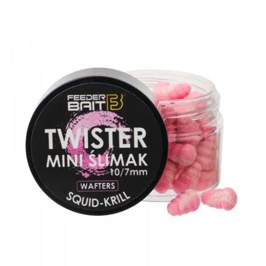 Wafters Feeder Bait Mini Wafters Twister Squid Krill, 7-10mm Plată securizată