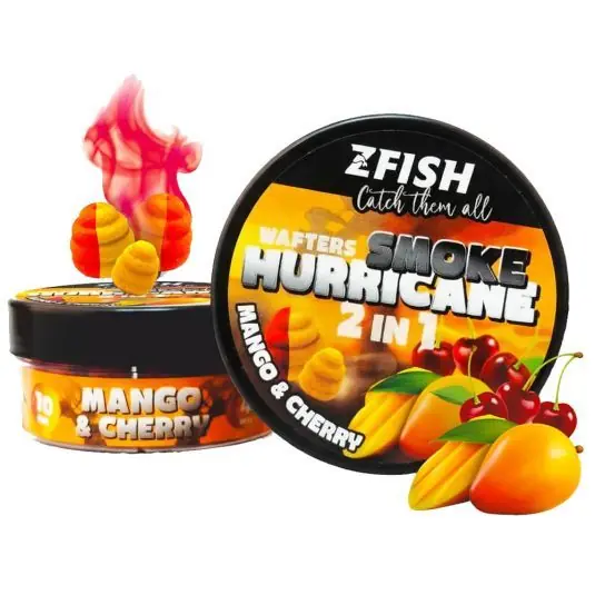 Wafters ZFish Smoke Hurricane Wafters Mango-Cherry 10mm Plată securizată