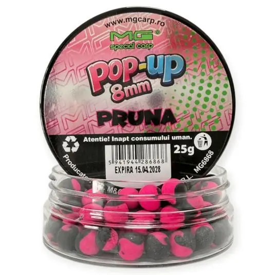 Preț redus Boilies MG Special Carp Pop-Up Pruno 8mm, 25g