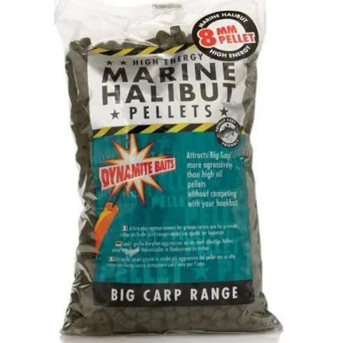 Pelete Dynamite Baits Marine Halibut Pellet 6mm 900g Expediere rapidă