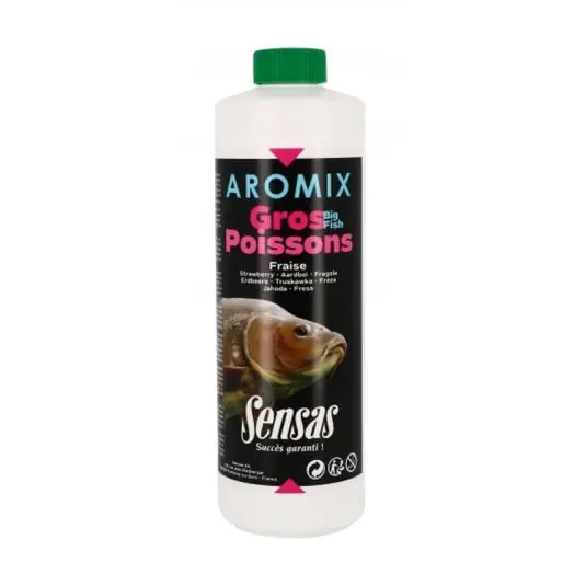 Aditiv lichid Sensas Aromix Capsuni 500ml Retur ușor