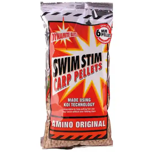 Pelete Dynamite Baits Swim Stim Amino Original Pellets 3mm 900g Livrare gratuită