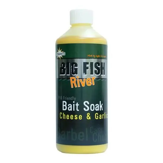 Reducere Atractant Dynamite Baits Big Fish River Soak - Cheese & Garlic