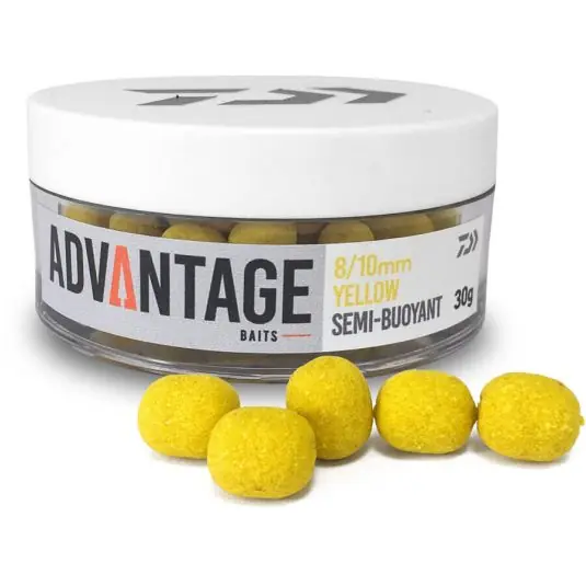 Ieftin Dumbells Daiwa Advantage Hookbaits Yellow 8-10mm 30g