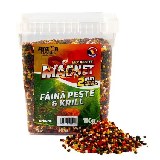 Nu rata Pelete Senzor Magnet Faina Peste & Krill, 2mm, 1kg