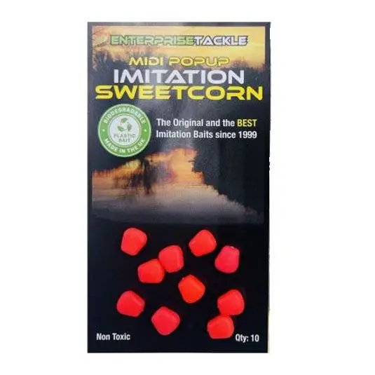 Plată sigură Porumb artificial Enterprise Tackle Midi Pop Up Sweetcorn - Red
