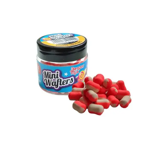 Plată sigură Wafters Benzar Mix Bicolor Method Mini 4mm, Mango Butyric