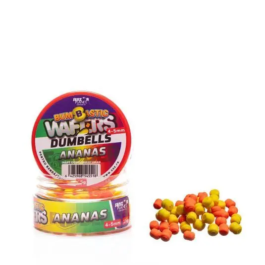 Wafters Senzor Bumbastic Dumbells Ananas, 4-5mm, 15g Mai ieftin