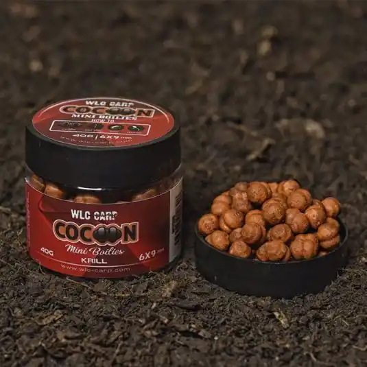 Super ofertă Boilies WLC Carp Cocoon Mini Boilies Krill 6mm