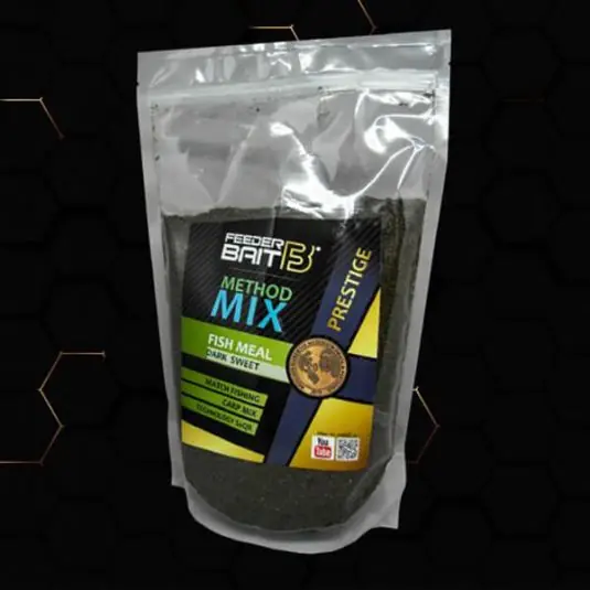 Ofertă de sezon Nada Feeder Bait Prestige Fish Meal Dark Sweet 800g