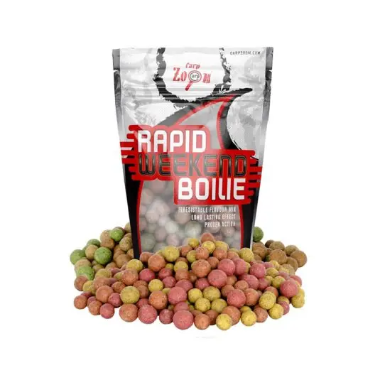 Boilies Carp Zoom Rapid Weekend Boilie Meat Mix 16-20mm, 2.5kg Preț promoțional