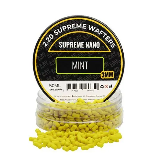 Cumpărături sigure Wafters 2.20 Baits Supreme Nano Menta 3mm