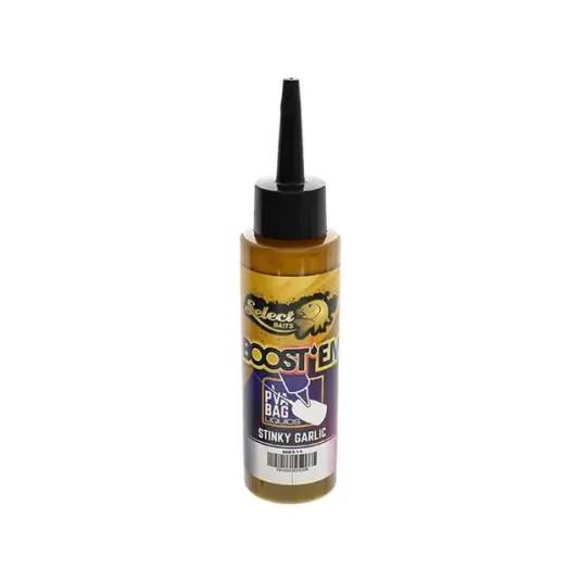 Premium Aditiv lichid Select Baits PVA Boost'Em Liquid Stinky Garlic 115ml