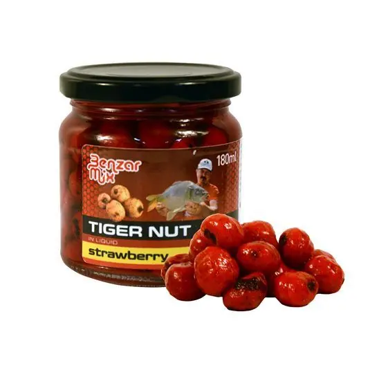Lichidare de stoc Alune tigrate Benzar Mix Tiger Nut Capsuni, 190ml