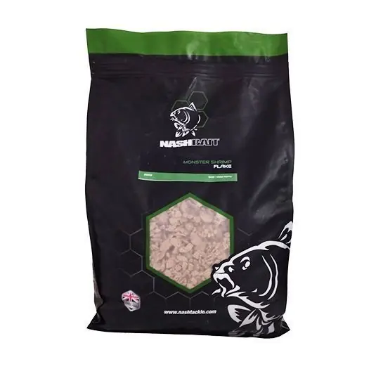 Spartura boilies Nash Monster Shrimp Flake, 1kg Livrare gratuită