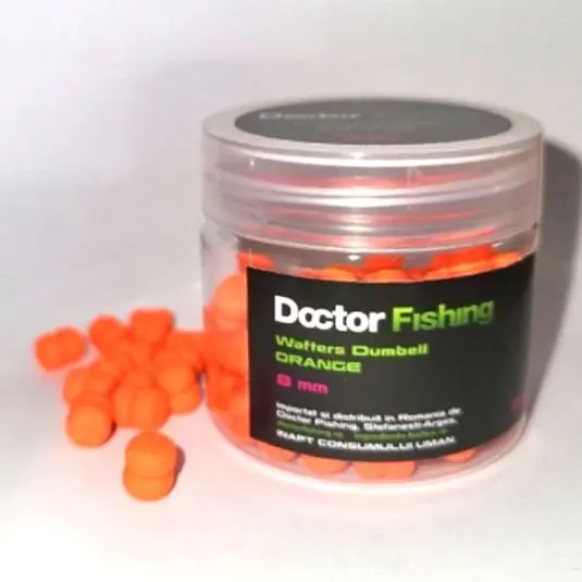 Plată sigură Wafters Doctor Fishing Dumbells Orange 8mm, 20g