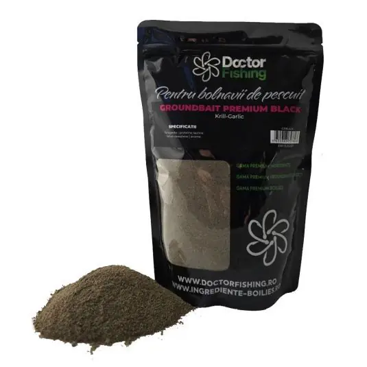 Nu rata Nada Doctor Fishing Groundbait Premium Black 1kg