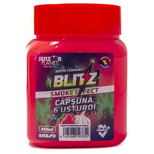 Aditiv lichid Senzor Blitz Fumigena Capsuna & Usturoi 250ml Super ofertă