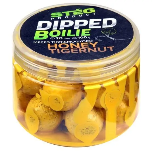 Ieftin Boilies Steg Dipped Miere-Aluna Tigrata 20mm, 100g