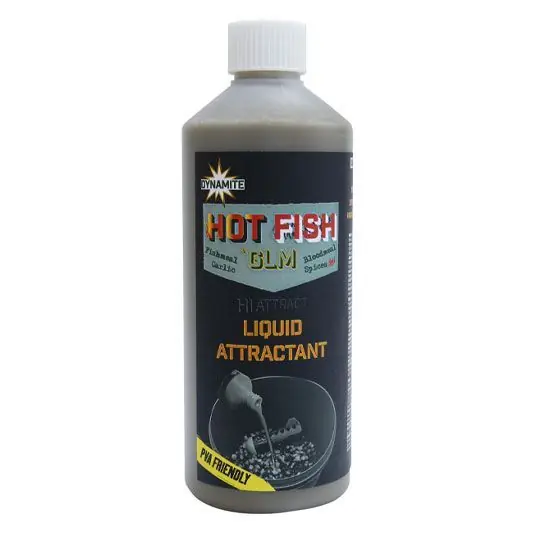 Reducere de preț Atractant Dynamite Baits Hot Fish GLM 500ml