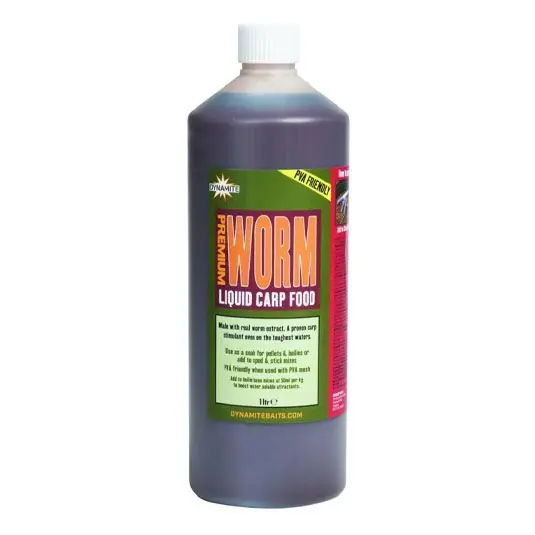 Aditiv Dynamite Baits Worm Liquid Carp Food 1L Reducere de preț