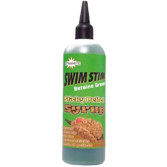 Aditiv Dynamite Baits Swim Stim Sticky Pellet Syrup Betaine Green 300ml Preț mic