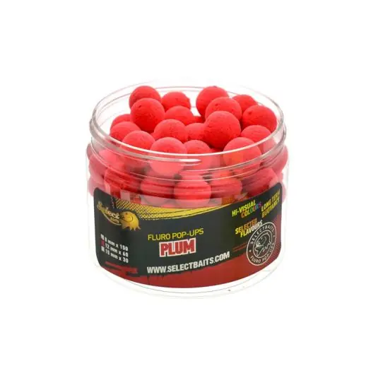 Boilies Select Baits Pop-up Plum 12mm Retur ușor