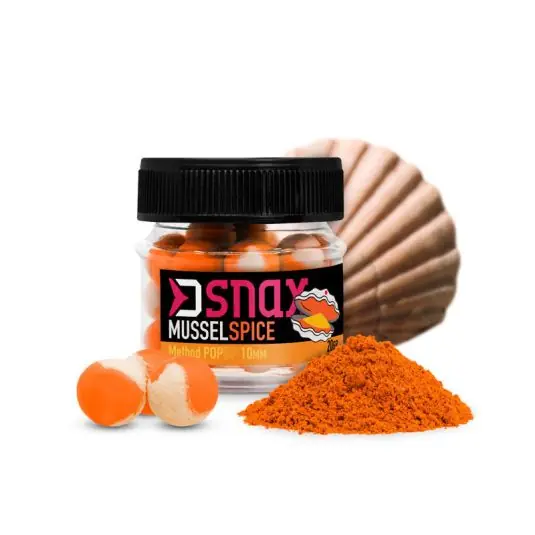 Boilies Delphin D Snax Pop Mussel-Spice 8mm Nu rata