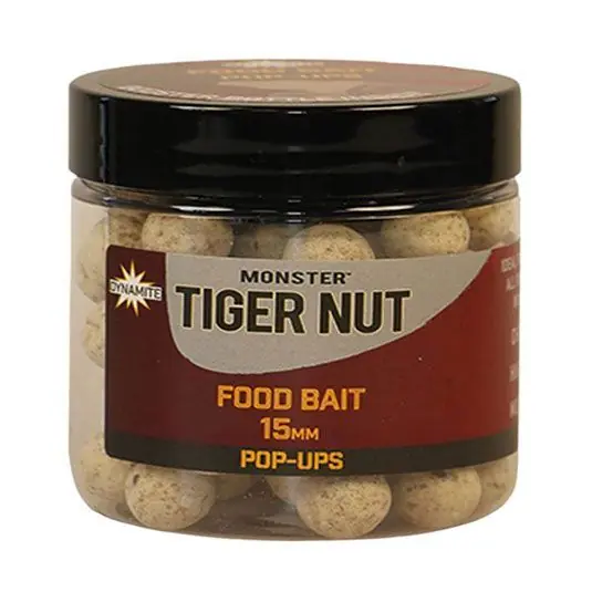 Boilies Dynamite Baits Monster Foodbait Tiger Nut Pop Ups 12mm Ofertă exclusivă
